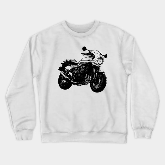 Z900RS Cafe Racer Sketch Art Crewneck Sweatshirt by KAM Std